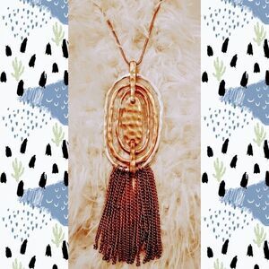 Woman's Gold Statement Necklace  